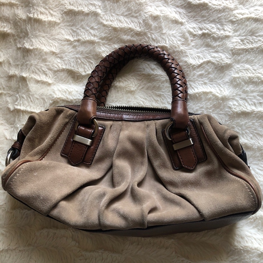 Banana republic suede bag